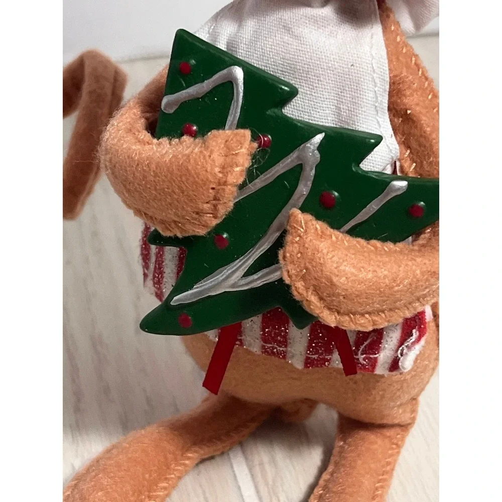 Annalee Shimmermint Chef Mouse Christmas Felt Doll Figure 600411 Tree cookie